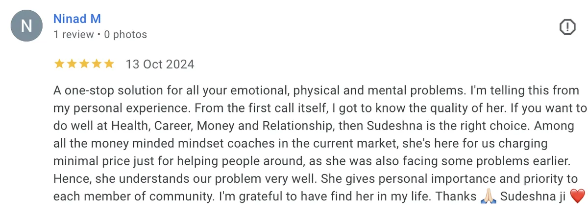 Review by Ninad M